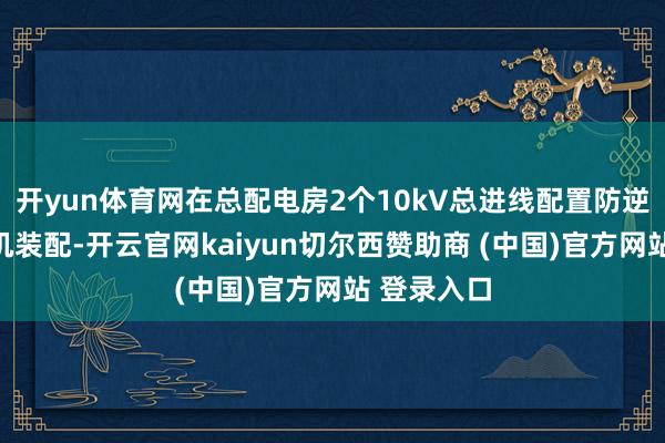 开yun体育网在总配电房2个10kV总进线配置防逆流保护主机装配-开云官网kaiyun切尔西赞助商 (中国)官方网站 登录入口