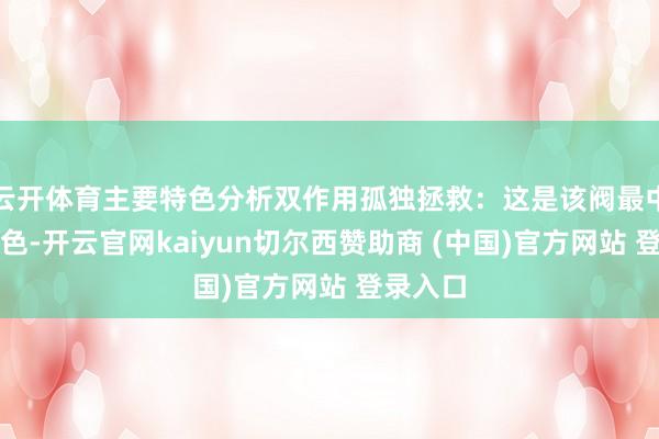 云开体育主要特色分析双作用孤独拯救：这是该阀最中枢的特色-开云官网kaiyun切尔西赞助商 (中国)官方网站 登录入口