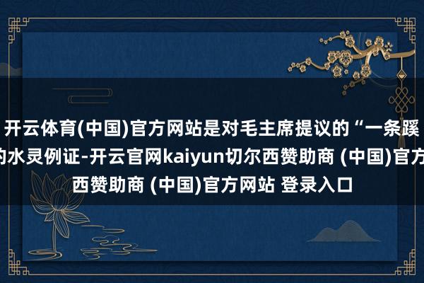 开云体育(中国)官方网站是对毛主席提议的“一条蹊径”表面最佳的水灵例证-开云官网kaiyun切尔西赞助商 (中国)官方网站 登录入口