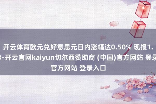 开云体育欧元兑好意思元日内涨幅达0.50% 现报1.0293-开云官网kaiyun切尔西赞助商 (中国)官方网站 登录入口