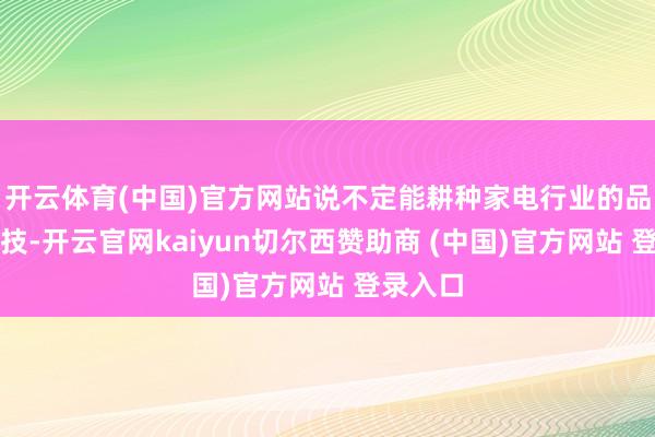 开云体育(中国)官方网站说不定能耕种家电行业的品性与科技-开云官网kaiyun切尔西赞助商 (中国)官方网站 登录入口